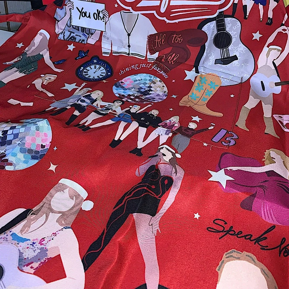 Taylor Swift Inspired Merry Swiftmas Apron O/S New - No Tags Christmas Holiday